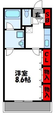 フィオーレ弐番館の間取り画像