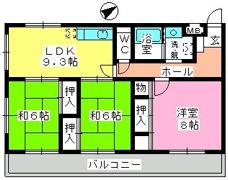 ルミエール篠原の間取り画像