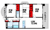 ロイヤル中央の間取り画像