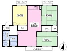 オブジュダールSHIBATAの間取り画像