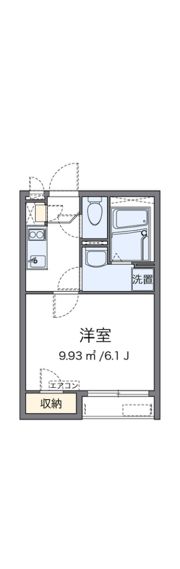 クレイノエルヴィータ東比恵の間取り画像