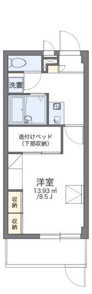 レオパレスナラヤの間取り画像