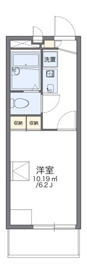 レオパレスハーモニーランドIの間取り画像