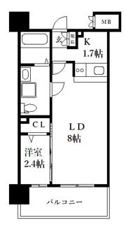 グランフォーレプライム大手門の間取り画像