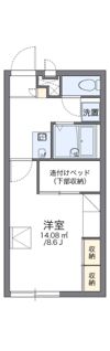 レオパレスレインボーランドの間取り画像