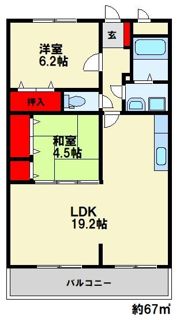 ファミール大谷の間取り画像