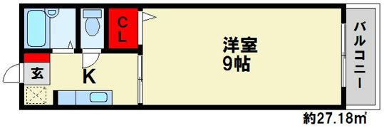 ジョイフル春日西の間取り画像