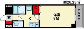 フローラル下大利の間取り画像
