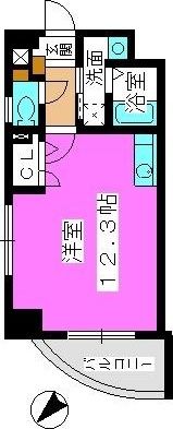 スーペリアニューハイム薬院の間取り画像