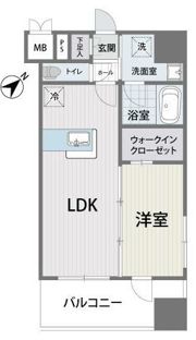 テルコート薬院の間取り画像