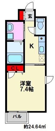 ラ・フィールド平尾の間取り画像