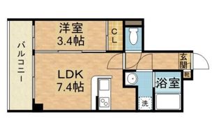 Spazio高砂の間取り画像