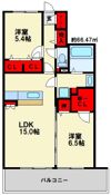 グラン ソレイユの間取り画像