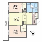 シャーメゾン トレゾールの間取り画像