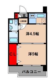 エステート・モア・薬院通りの間取り画像