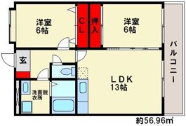 ウエストビレッジ21の間取り画像