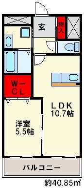 シャルマンビオスの間取り画像