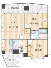 エンクレストけやき通りの間取り画像