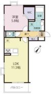 D-room東光寺の間取り画像
