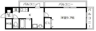 ロックシャローズ博多の間取り画像