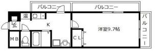 ロックシャローズ博多の間取り画像