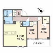 シャーメゾン トレゾールの間取り画像