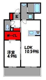 レブリアント福岡東の間取り画像