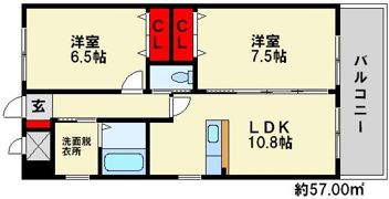 サンヴィクトワールの間取り画像