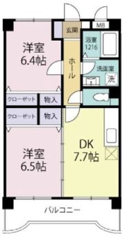 アポロ空港HILLの間取り画像