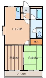 コーポイマージュAの間取り画像