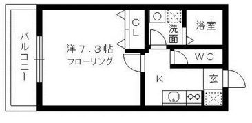 Aレガート清水の間取り画像
