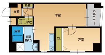 ヴェルジュ薬院の間取り画像
