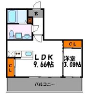 ラファセルフィーナ天神の間取り画像