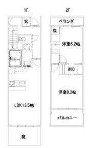 ララサ柚須B棟の間取り画像