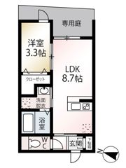 スペリオール二日市の間取り画像