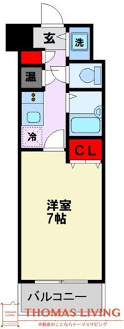 メゾン・ド・ヴィレ大濠の間取り画像