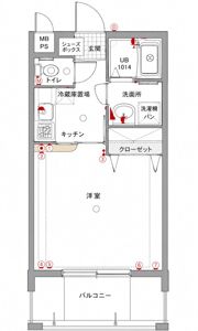 エンクレスト博多の間取り画像