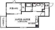 アコルト箱崎の間取り画像