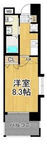 サンロージュ箱崎駅前の間取り画像