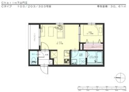 グランシャルム姪浜西の間取り画像