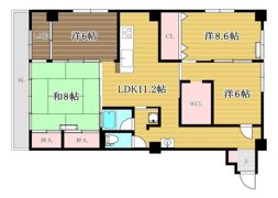 大濠レナークの間取り画像