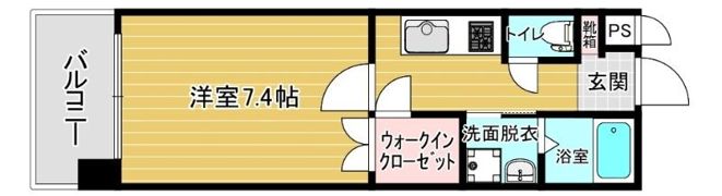 リファレンス天神の間取り画像