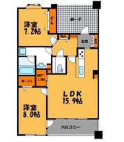 アンピール舞鶴の間取り画像