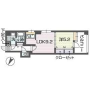 グルービー渡辺通の間取り画像