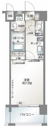 エンクレスト天神東IIIの間取り画像