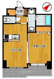 サンビーム東比恵の間取り画像