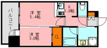 エンクレスト博多駅前ARTの間取り画像