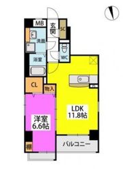 グラン ソレイユ井尻駅前の間取り画像