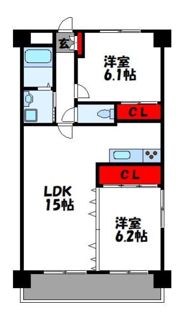 ヴェルモントルラーシュの間取り画像