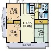 パークサイド片江の間取り画像